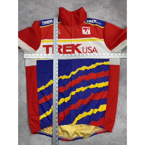 Vintage Trek Jacket Mens Large Gore-Tex Cycling Windbreaker 90s Mogul Black - Picture 4 of 15